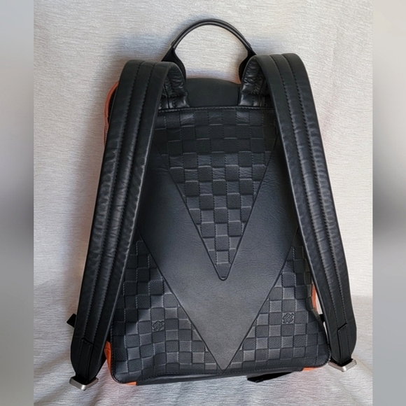 💯 LOUIS VUITTON Damier Infinite Avenue Leather Backpack - Picture 2 of 16